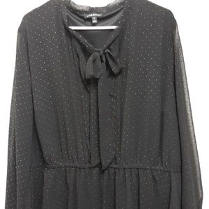 Beautiful tiered ruffle black dress